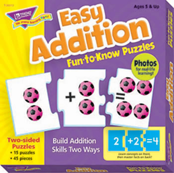 EASY ADDITION PUZ FUN-TO-KNOW