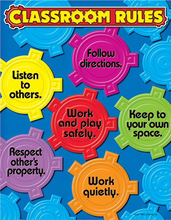 LEARNING CHART CLASSROOM RULES