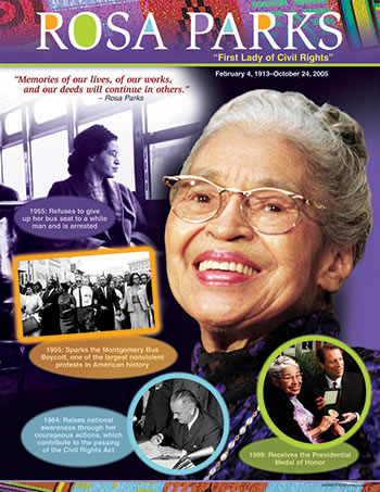 ROSA PARKS LEARNING CHART