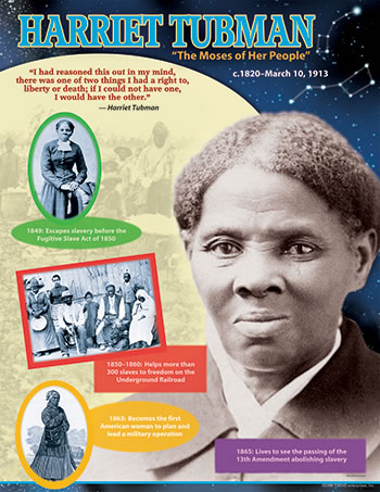 HARRIET TUBMAN LEARNING CHART