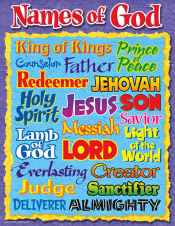 NAMES OF GOD LEARNING CHART