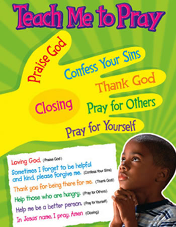 TEACH ME TO PRAY LEARNING CHART