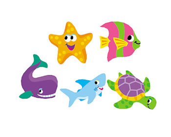 SUPERSHAPES SEA LIFE STICKERS