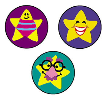 SUPERSPOTS STICKERS SILLY STARS