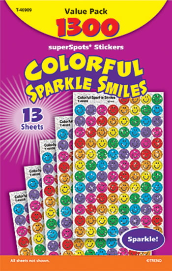 SUPERSPOTS VARIETY 1300/PK COLORFUL