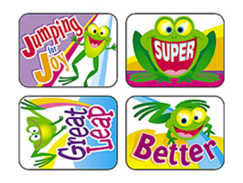 APPLAUSE STICKERS FRIENDLY 100/PK
