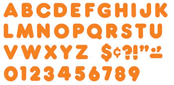 READY LETTERS 4 INCH CASUAL ORANGE