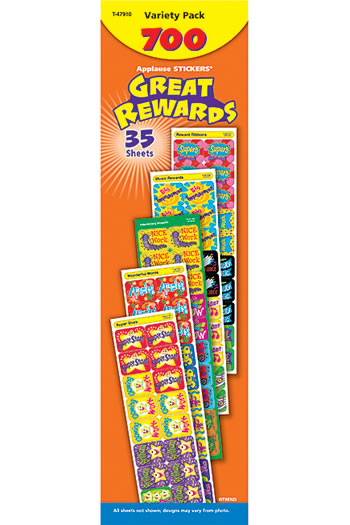 APPLAUSE STICKERS 700/PK GREAT