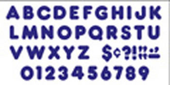 READY LETTERS 2 IN CASUAL ROYAL BL