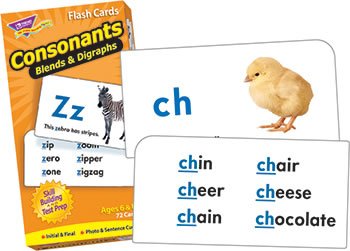 FLASH CARDS CONSONANTS 72/BOX
