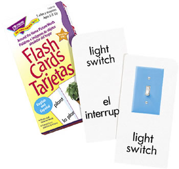 FLASH CARDS AROUND THE HOME 96/BOX