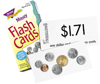 FLASH CARDS MONEY 96/BOX