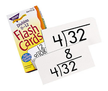 FLASH CARDS DIVISION 0-12 91/BOX