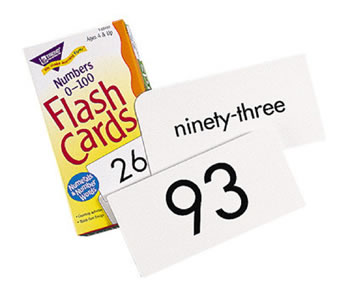 FLASH CARDS NUMBERS 0-100 101/BOX