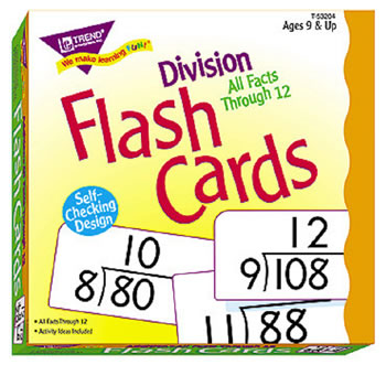FLASH CARDS ALL FACTS 156/BOX 0-12