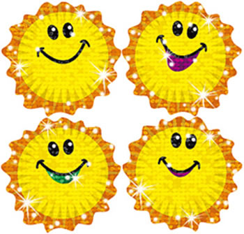 SPARKLE STICKERS SHIMMERING SUNS