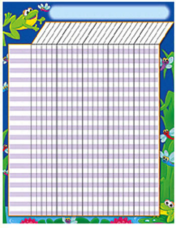 INCENTIVE CHART FROGS 17 X 22