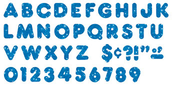 READY LETTERS 3 INCH CASUAL BLUE