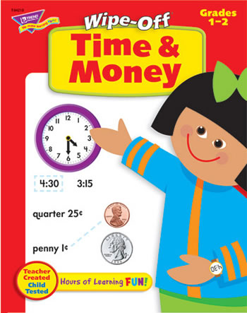 TIME & MONEY 28PG WIPE-OFF BOOK