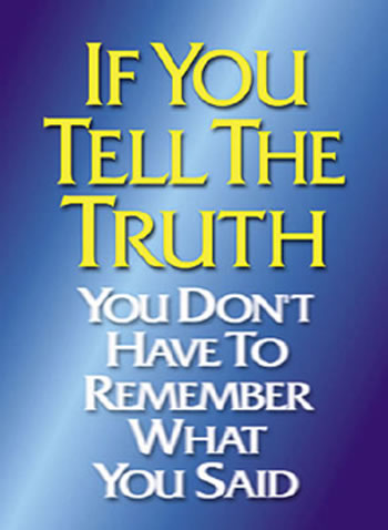 POSTER IF YOU TELL THE TRUTH