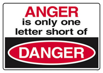 ANGER IS ONLY ONLY ONE LETTER SHORT