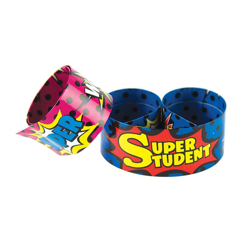 SLAP BRACELETS SUPERHERO SUPER