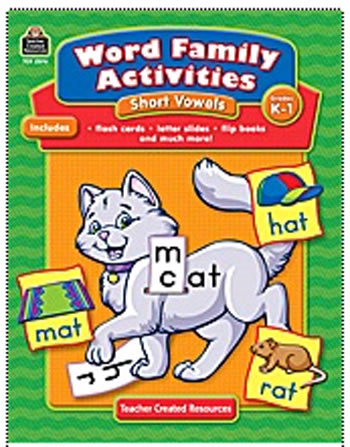 WORD FAMILY ACTIVITIES LONG VOWELS