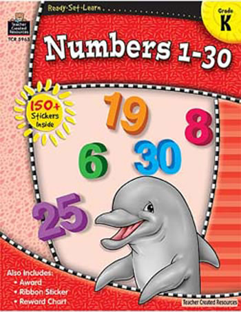 REDY SET LEARN NUMBERS 1-30 GR K