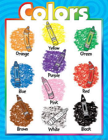 COLORS EARLY LEARNING CHART