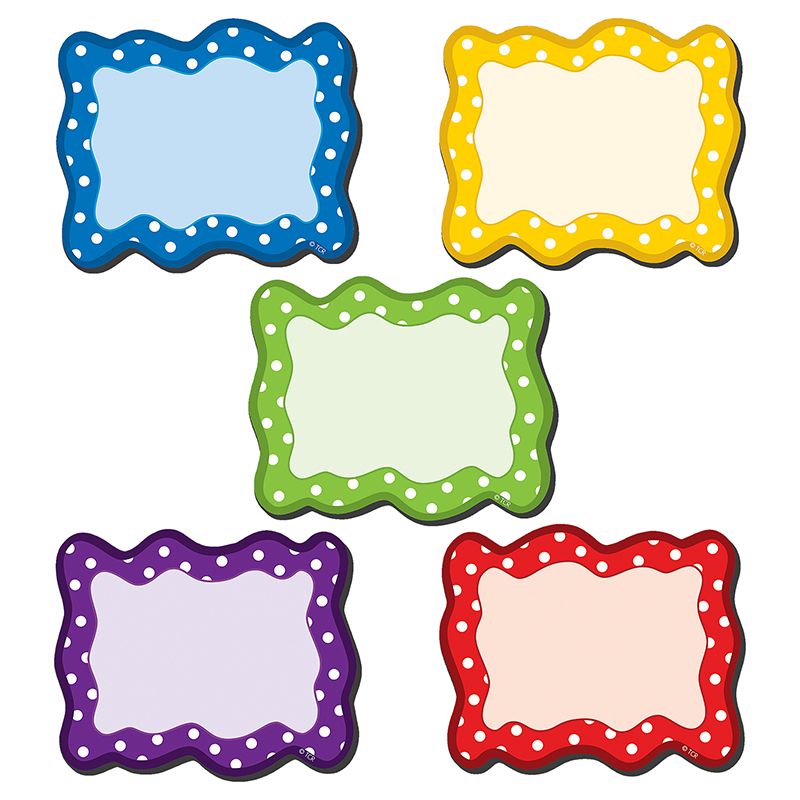 POLKA DOTS BLANK CARDS MAGNETIC