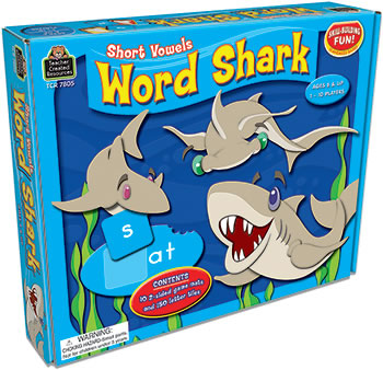WORD SHARK SHORT VOWELS GAME