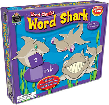 WORD SHARK WORD CHUNKS GAME