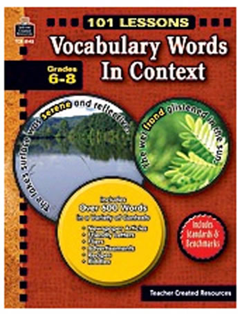101 LESSONS VOCABULARY WORDS IN
