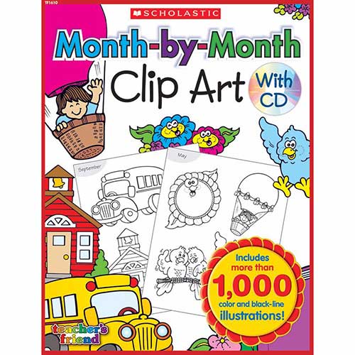 MONTH-BY-MONTH CLIP ART BOOK