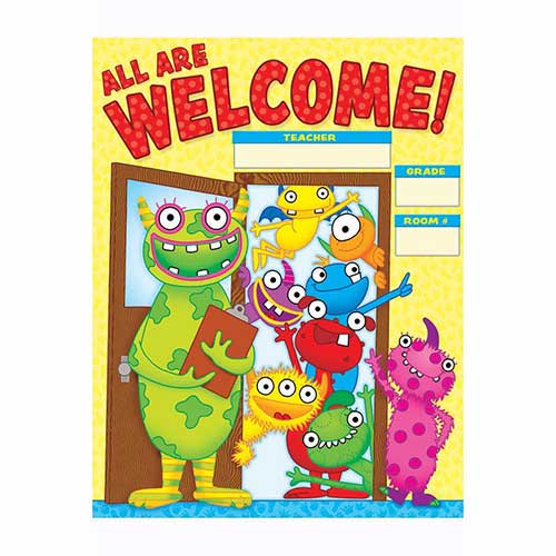 MONSTERS WELCOME CHART GR PK-5