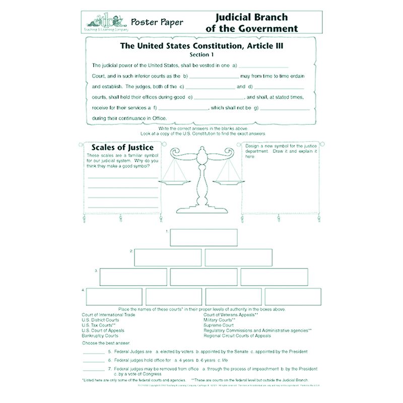 POSTER PAPERS JUDICIAL BRANCH