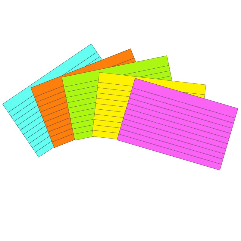 INDEX CARDS 3X5 LINED 75 CT BRITE