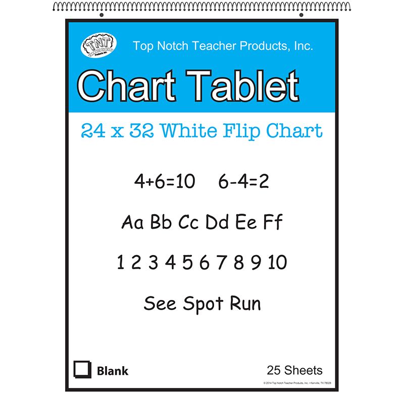 Chart Tablet Paper For Teachers