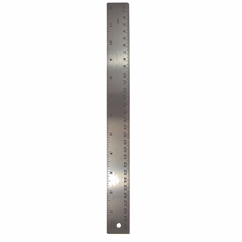 STAINLESS STEEL 12IN RULER