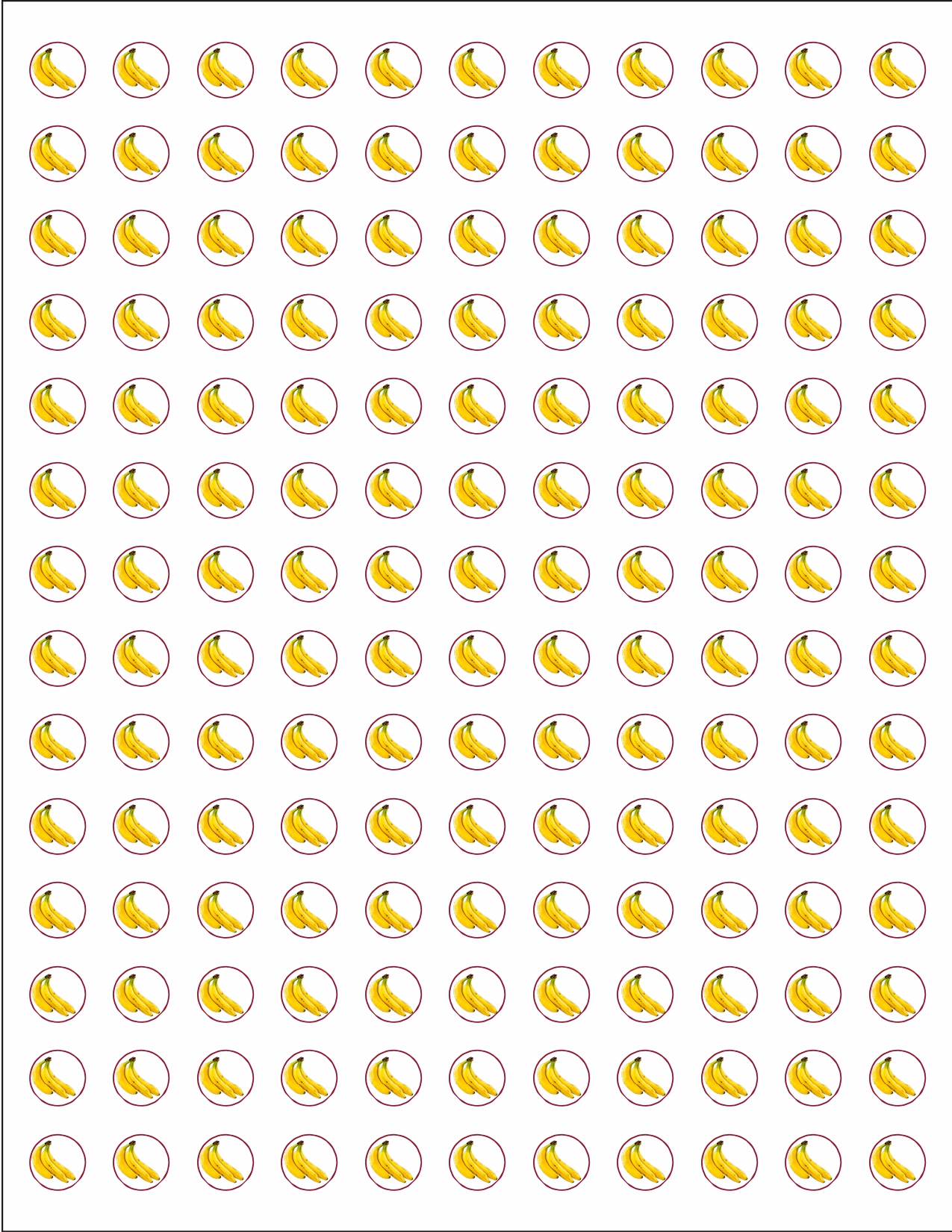 banana stickers