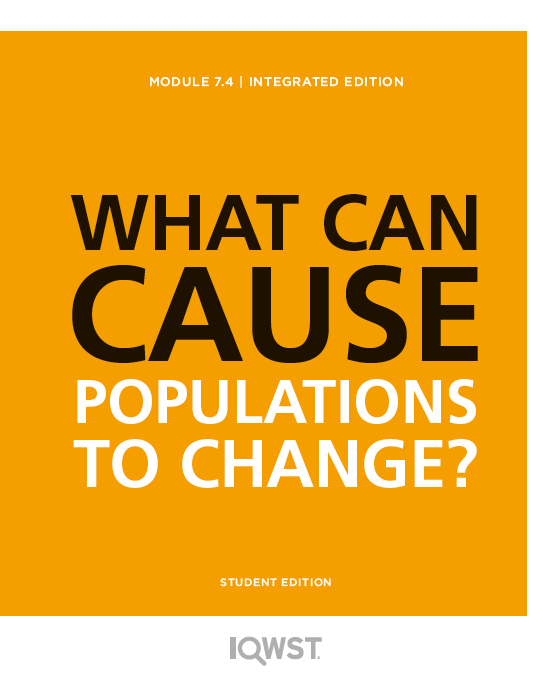 Student Edition 8pack - IE7.4 - What Can Cause Populations to Change?
