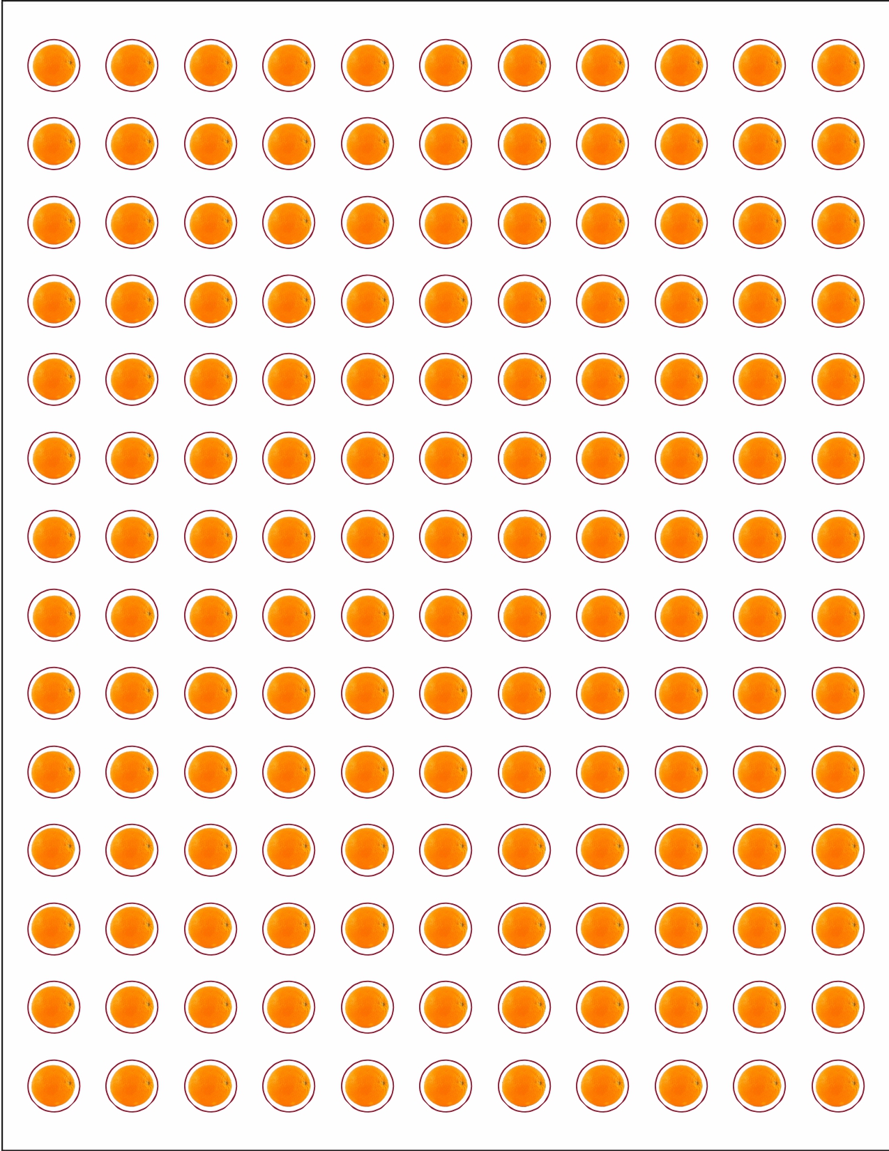orange stickers