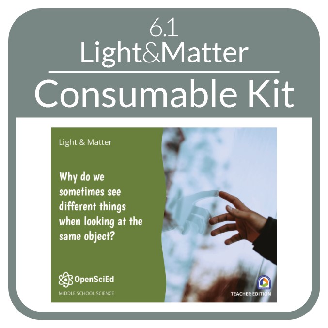 OpenSciEd - 6.1 - Light & Matter - Consumable Kit